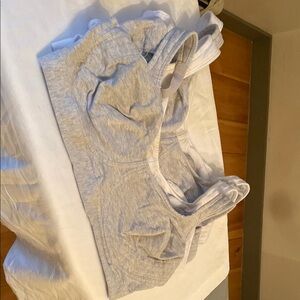 Lot of (4) Playtex cotton wireless bras.  Style 474C size 36 D